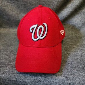 New Era MLB Washington Nationals Red Embroidered Logo Hat